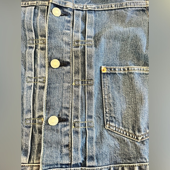 RE/DONE 60s Shrunken Denim Jacket, size small - Picture 9 of 11